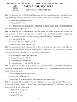 BÀI TẬP HÌNH HỌC LỚP 9 CHỦ ĐỀ: BÀI TẬP TỔNG HỢP  PS 3