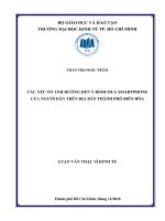 Các yếu tố ảnh hưởng đến ý định mua smartphone của người dân trên địa bàn thành phố biên hòa 