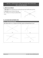 Bài 1 - Hai góc đối đỉnh hình học lớp 7
