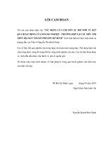 Tác động của trách nhiệm xã hội đến sự đổi mới và kết quả hoạt động của doanh nghiệp trường hợp tại các siêu thị trên địa bàn thành phố hồ chí minh 