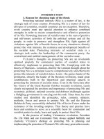 Tư tưởng của v i lênin về bảo vệ lợi ích quốc gia và định hướng ở việt nam hiện nay tt tiếng anh 