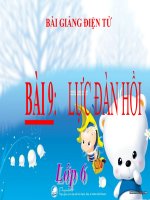 Bài giảng Vật lý 6 bài 9: Lực đàn hồi