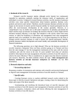Quản lý nhà nước đối với hoạt động kinh doanh của doanh nghiệp bảo hiểm phi nhân thọ ở việt nam ttta 