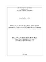 Nghiên cứu các giao thức định tuyến