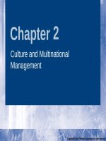 Cross cultural management 3e by cullen ch02 