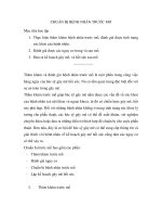 3 chuẩn bị bệnh nhân trước mổ   handout 