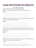 18 dang toan on tap kien thuc ki nang toan lop 3 
