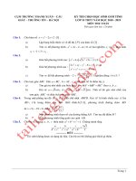 Đề thi HSG toán 10  năm 2018 – 2019 cụm thanh xuân  cầu giấy   có lời giải