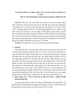 VẤN ĐỀ SỞ HỮU: TỪ HIỆN THỰC SUY NGẪM VỀ QUAN NIỆM CỦA C. MÁC