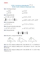 TOÁN 9   TUẦN 1   căn bậc HAI   HẰNG ĐẲNG THỨC   hệ THỨC LƯỢNG TRONG TAM GIÁC VUÔNG 
