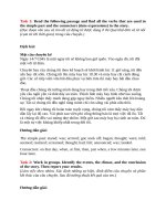 writing unit 1 lớp 10