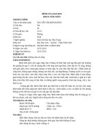 BỆNH án GIAO BAN tâm THẦN   TRẦM cảmx 