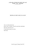 Xây dựng phương án chữa cháy theo mẫu PC11 ban hành kèm theo thông tư 662014TTBCA