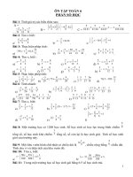 ĐỀ CƯƠNG ôn tập học kì II TOÁN 6 