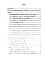 Hoàn thiện quy trình phục vụ nhà hàng tại khách sạn fivitel boutique đà nẵng 