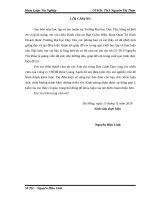 Một số giải pháp nhằm hoàn thiện công tác chăm sóc khách hàng tại công ty trách nhiệm hữu hạn hoài giang xanh 