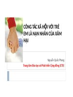 Công tac xa hoi voi nan nhan bi xam hai boc lot