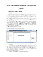 Phân tích thiết kế hệ thống điều khiển tự động bằng máy tính