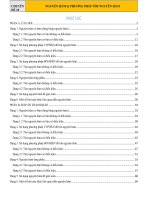Các dạng toán nguyên hàm trong đề thi THPT Quốc gia