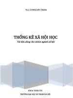 Thong ke xa hoi hoc  Lương Đức Thịnh