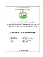 Ứng dụng công nghệ tin học và thành lập bản đồ số bằng máy toàn đạc điện tử tờ số 11 tỷ lệ 1 2000 xã biên sơn – huyện lục ngạn – tỉnh bắc giang  