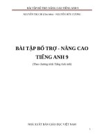 Bài tập bổ trợ nâng cao tiếng anh  9 chương trình mới