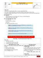 GIÁO án SINH học 10, 2019  THEO cấu TRÚC mới, học kì 2 