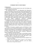 Nghiên cứu sự thay đổi một số chỉ số huyết học ở bệnh nhân ung thư phổi nguyên phát  tóm tắt (tiếng anh) 