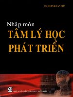 Giáo trình Đại cương Tâm lý học Phát triển  PGS. TS. Huỳnh Văn Sơn