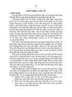 Nghiên cứu sự thay đổi một số chỉ số huyết học ở bệnh nhân ung thư phổi nguyên phát tt 