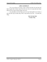 Hoàn thiện công tác thẩm định trong cho vay ngắn hạn đối với doanh nghiệp tại ngân hàng TMCP công thương việt nam – chi nhánh đà nẵng