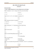 Đề cương ôn tập học kì i lớp 6