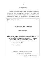 Nghiên cứu giá trị của PETCT trong chẩn đoán và điều trị u lympho ác tính không Hogdkin