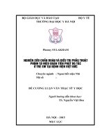 NGHIÊN cứu CHẩN đoán và điều TRị PHẫU THUậT PHìNH TO NIệU QUảN TIÊN PHáT DO tắc ở TRẻ EM tại BệNH VIệN VIệT đức 