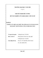 NGHIÊN CỨU HIỆU QUẢ ĐIỀU TRỊ VIÊM LỢI CÓ SỬ DỤNG DUNG DỊCH KHỬ  KHUẨN BẰNG CÔNG NGHỆ HOẠT HOÁ