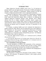 Đánh giá hiệu quả điều trị rối loạn trầm cảm bằng liệu pháp kích hoạt hành vi kết hợp với amitriptyline tại 4 xã phường, tỉnh khánh hòa tt tiếng anh 