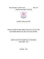 ĐÁNH GIÁ một số đặc điểm lâm SÀNG và cận lâm SÀNG BỆNH NHÂN UNG THƯ vú DI căn XƯƠNG 