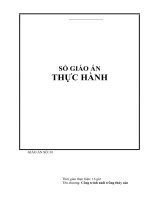 Giáo án thực hành sơ cấp nghề nuôi trồng thủy sản 2022