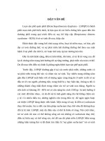 Nghiên  cứu đặc điểm dịch tễ học lâm sàng và nhận xét  bước đầu kết quả điều trị surfactant  trong bệnh loạn sản phế quản phổi ở trẻ sơ sinh 