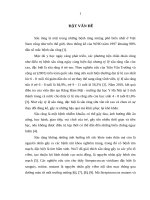 Thực trạng sâu răng và một số yếu tố liên quan ở trẻ bị tim bẩm sinh tại một số bệnh viên ở hà nội 