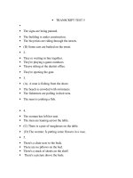 Test 5 transcript TOEIC TEST