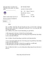 Câu hỏi ôn thi QLNN CH K27 Sơn  La (MÔN QLNN - THẦY BƯU)