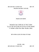 NGHIÊN cứu CHẨN đoán TRƯỚC SINH và xử TRÍ dị DẠNG BẠCH MẠCH DẠNG NANG tại BỆNH VIỆN PHỤ sản TRUNG ƯƠNG 