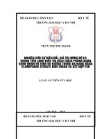 NGHIÊN cứu sự BIẾN đổi, GIÁ TRỊ NỒNG độ LH TRONG TIÊN LƯỢNG điều TRỊ KÍCH THÍCH PHÓNG NOÃN BỆNH NHÂN vô SINH DO BUỒNG TRỨNG đa NANG BẰNG CLOMIPHENE CITRATE đơn THUẦN 