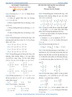 [NGỌC HUYỀN LB] Đề thi thử THPT quốc gia 2017 môn Toán SỞ GD&ĐT THANH HÓA