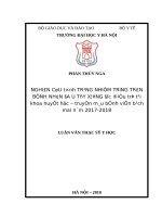 NGHIÊN cứu TÌNH TRẠNG NHIỄM TRÙNG TRÊN BỆNH NHÂN đa u tủy XƯƠNG được điều TRỊ tại KHOA HUYẾT học – TRUYỀN máu BỆNH VIỆN BẠCH MAI năm 2017 2018 