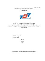 BÁO cáo THỰC tập NHÀ THUỐC