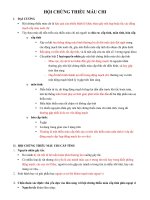 HỘI CHỨNG THIẾU máu CHI