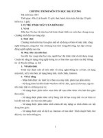 CHƯƠNG TRÌNH MÔN TIN HỌC ĐẠI CƯƠNG 2022