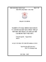 NGHIÊN cứu đặc điểm CHẨN đoán và ĐÁNH GIÁ kết QUẢ PHẪU THUẬT mở NHU mô THẬN lấy sỏi SAN hô tại BỆNH VIỆN VIỆT đức 
